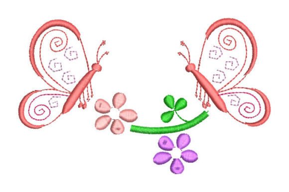 Children's Butterfly with Flowers Embroidery Review