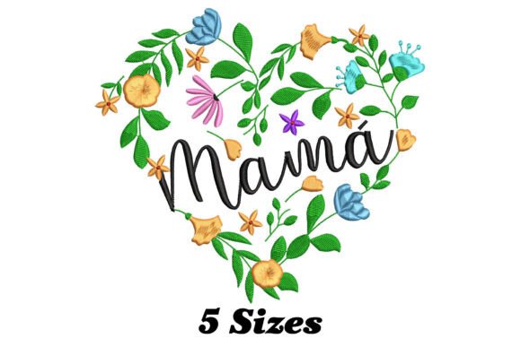 Mama Heart with Flowers: An Embroidery Design Review