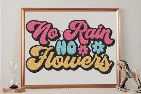 No Rain No Flowers: Sweatshirt Embroidery Review