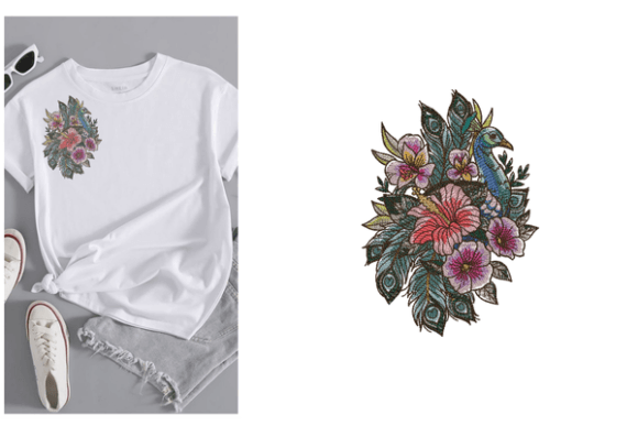 Peacock in Flowers: A Whimsical Embroidery Review