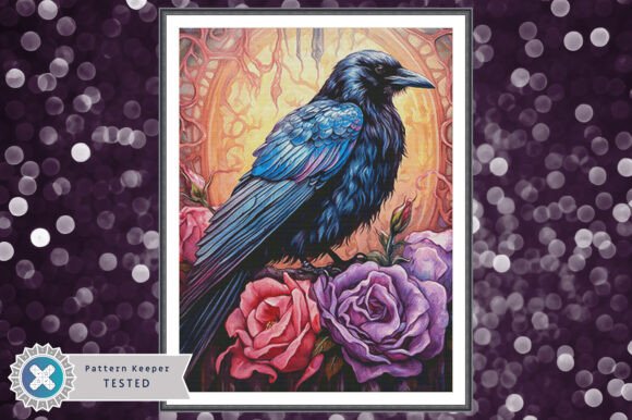 Raven Roses Cross Stitch Pattern PDF Review