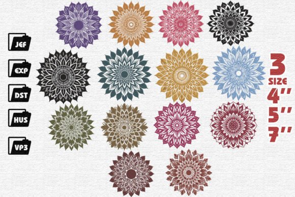Set of 15 Mandala Sunflowers: Merch Review