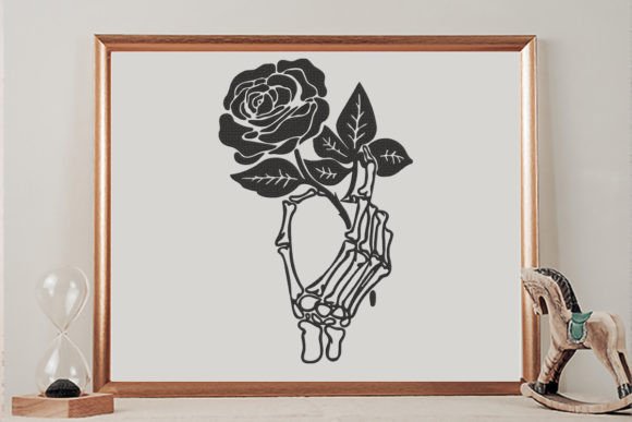 Skeleton Hand Flower: A Seasonal Embroidery Review