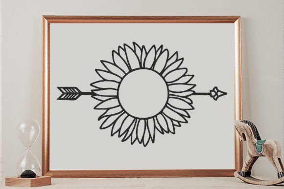 Sunflower Arrow Monogram: Seasonal Embroidery Review