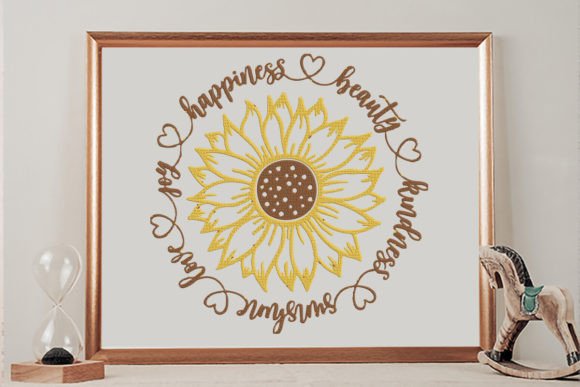 Sunflower Outline: Happiness & Beauty Embroidery Review