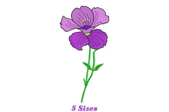 Violet Flower: A Craft Fair Embroidery Review