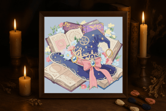 Witch Hat Cross Stitch Pattern PDF Review